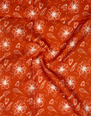 Digital Printed Wholesale Poly Crepe Fabric