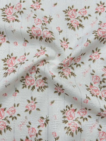 Sale! Cotton Jaquard Jari fabric Best for Shirts, Kurti, Gown, lehenga Multipurpose