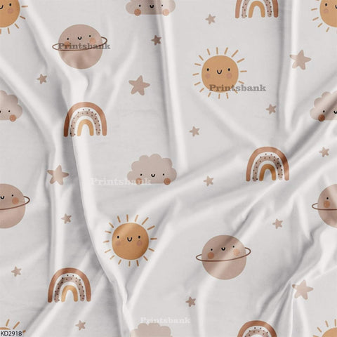 Kid's Wholesale Digital Printed Fabric For Baby Garment Manufacturer