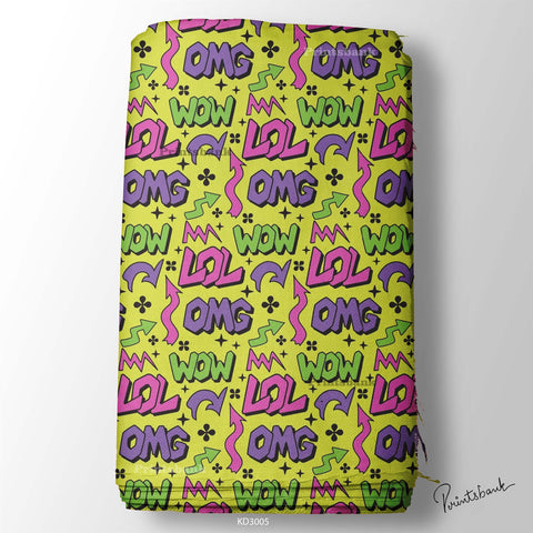 Kid's Wholesale Digital Printed Fabric For Baby Garment Manufacturer