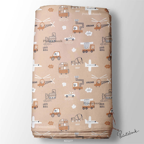 Kid's Wholesale Digital Printed Fabric For Baby Garment Manufacturer