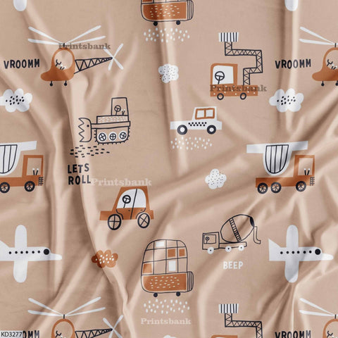 Kid's Wholesale Digital Printed Fabric For Baby Garment Manufacturer