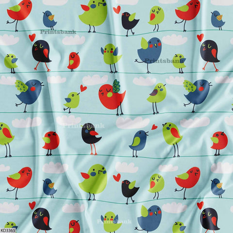 Kid's Wholesale Digital Printed Fabric For Baby Garment Manufacturer
