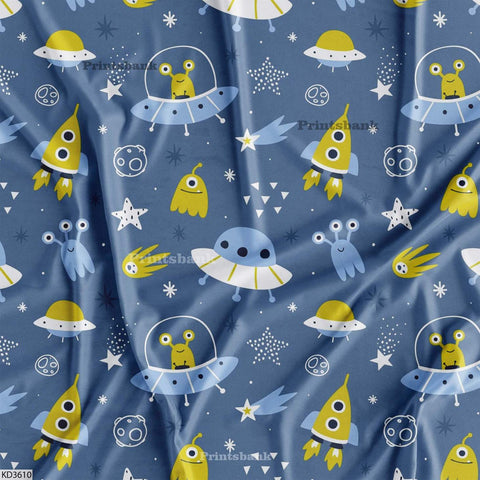 Kid's Wholesale Digital Printed Fabric For Baby Garment Manufacturer