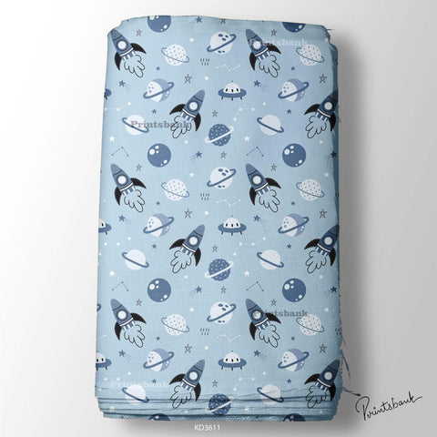 Kid's Wholesale Digital Printed Fabric For Baby Garment Manufacturer