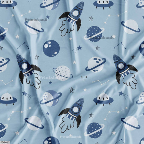 Kid's Wholesale Digital Printed Fabric For Baby Garment Manufacturer