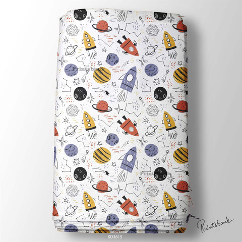 Kid's Wholesale Digital Printed Fabric For Baby Garment Manufacturer