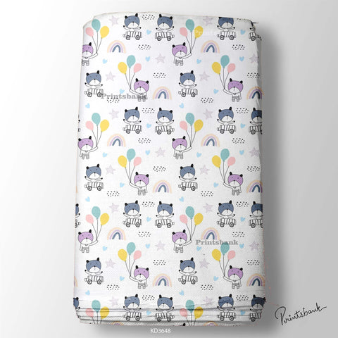 Kid's Wholesale Digital Printed Fabric For Baby Garment Manufacturer