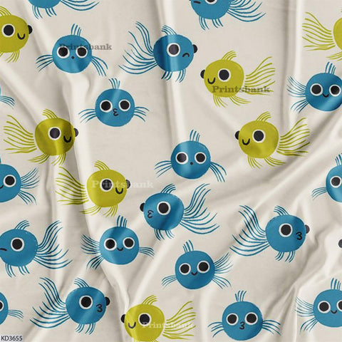 Kid's Wholesale Digital Printed Fabric For Baby Garment Manufacturer