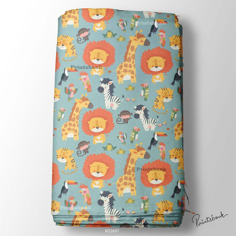 Kid's Wholesale Digital Printed Fabric For Baby Garment Manufacturer
