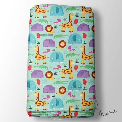Kid's Wholesale Digital Printed Fabric For Baby Garment Manufacturer
