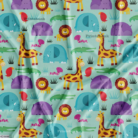 Kid's Wholesale Digital Printed Fabric For Baby Garment Manufacturer