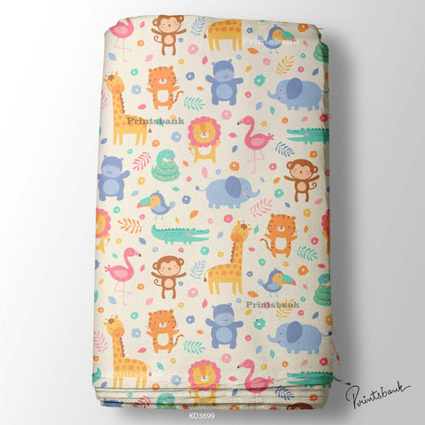 Kid's Wholesale Digital Printed Fabric For Baby Garment Manufacturer