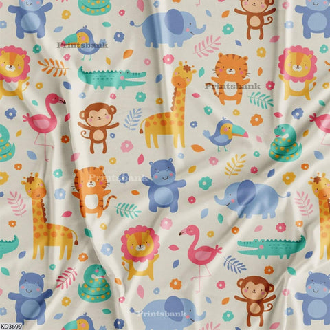 Kid's Wholesale Digital Printed Fabric For Baby Garment Manufacturer
