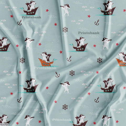 Kid's Wholesale Digital Printed Fabric For Baby Garment Manufacturer