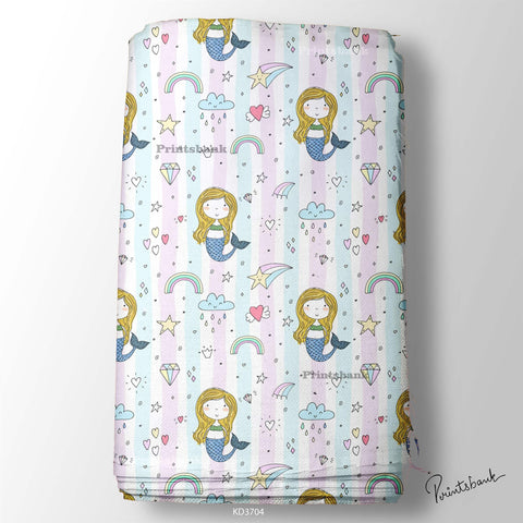 Kid's Wholesale Digital Printed Fabric For Baby Garment Manufacturer