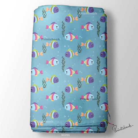 Kid's Wholesale Digital Printed Fabric For Baby Garment Manufacturer