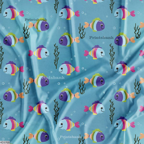Kid's Wholesale Digital Printed Fabric For Baby Garment Manufacturer
