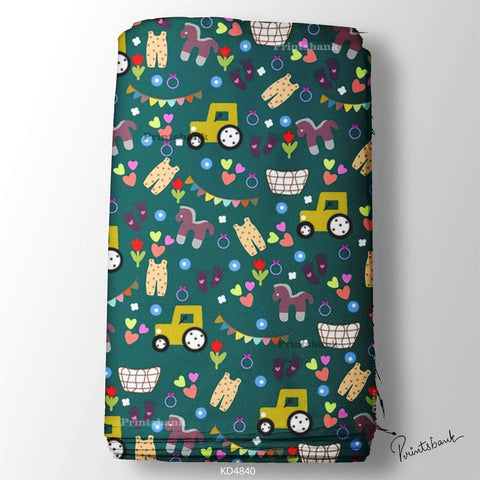 Wholesale kid's Printed Fabric in Surat