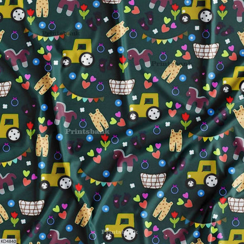 Wholesale kid's Printed Fabric in Surat