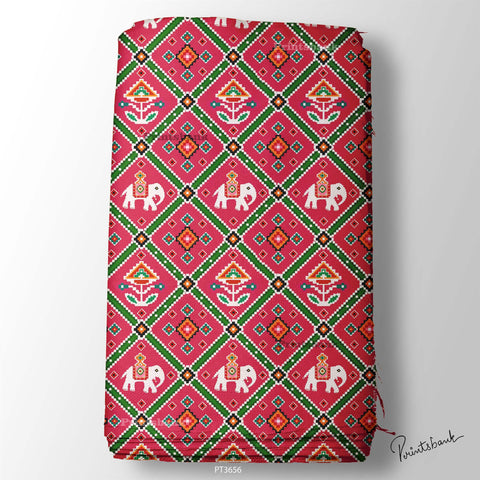 Wholesale Patola Printed Fabric in Surat