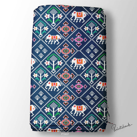 Wholesale Patola Printed Fabric in Surat