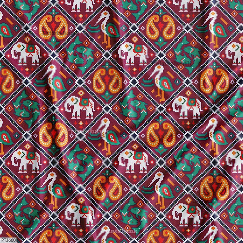Wholesale Patola Printed Fabric in Surat