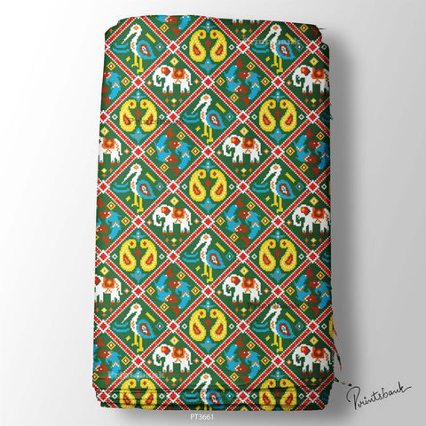 Wholesale Patola Printed Fabric in Surat