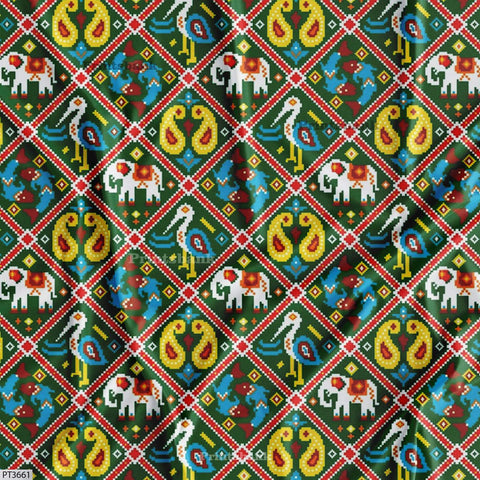 Wholesale Patola Printed Fabric in Surat