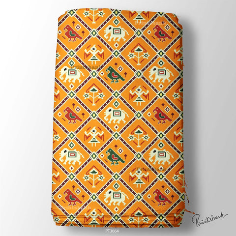 Patola Digital Printed Fabric Supplier