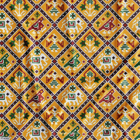 Patola Digital Printed Fabric Supplier