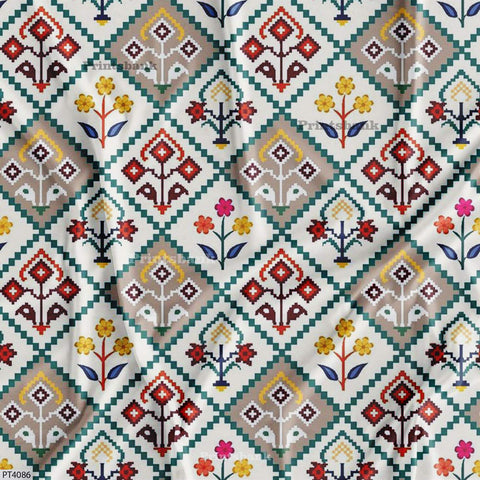 Patola Digital Printed Fabric Supplier
