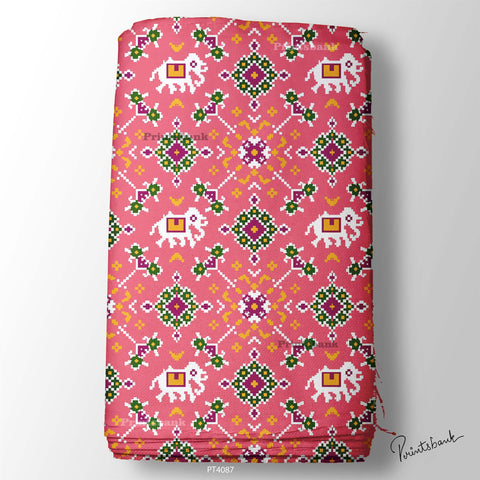 Patola Digital Printed Fabric Supplier
