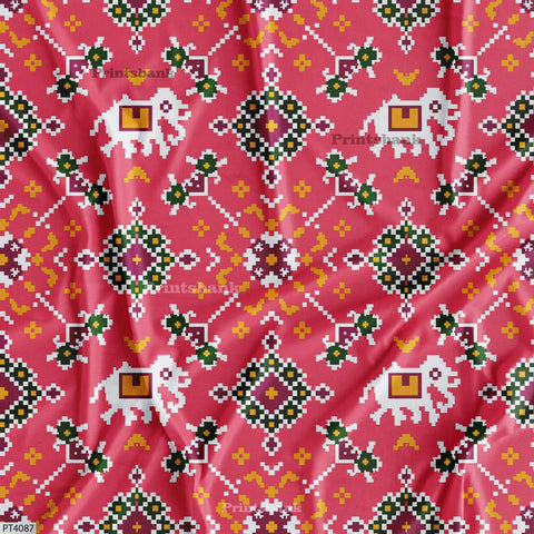 Patola Digital Printed Fabric Supplier