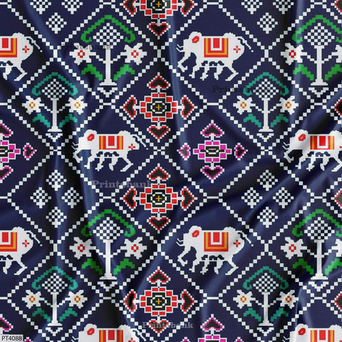 Patola Digital Printed Fabric Manufacturer