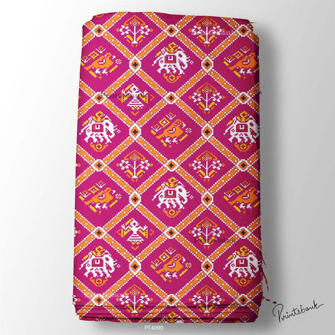 Patola Digital Printed Fabric Manufacturer