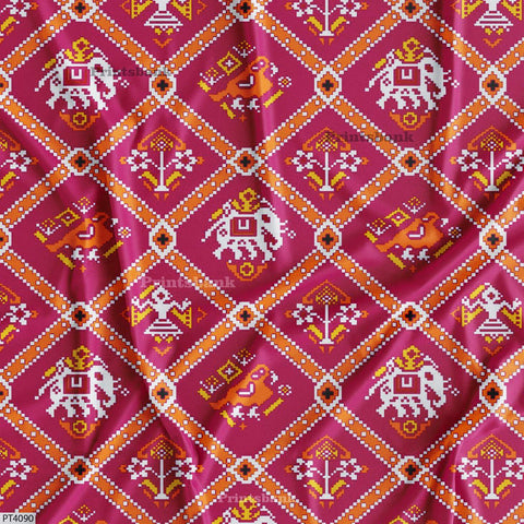 Patola Digital Printed Fabric Manufacturer