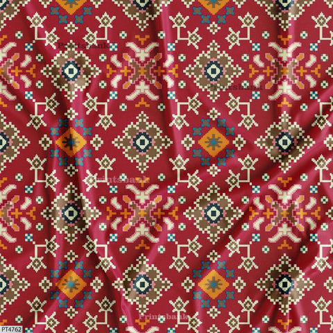 Wholesale Patola Printed Fabric in Surat