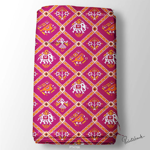 Wholesale Patola Printed Fabric in Surat