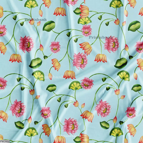 Wholesale Pichwai Printed Fabric Cloth
