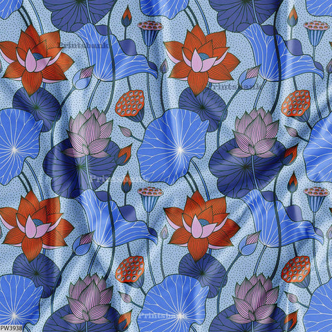 Wholesale Pichwai Printed Fabric Cloth
