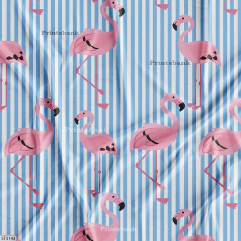 Stripes Digital Printed Fabric Supplier