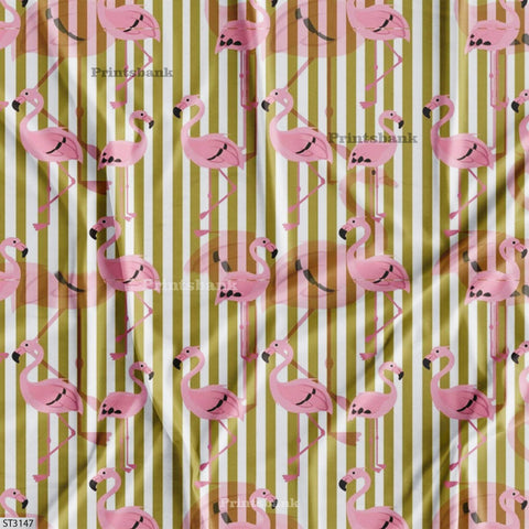 Stripes Digital Printed Fabric Manufacturer