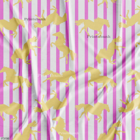 Stripes Digital Printed Fabric Manufacturer