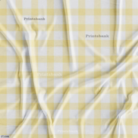 Wholesale Checks Printed Fabric in Surat