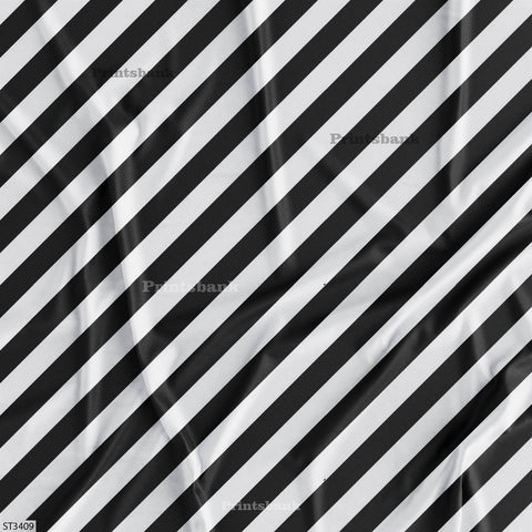 Wholesale Stripes Printed Fabric in Surat