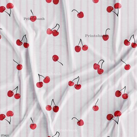 Stripes Printed Fabric For Dresses cloths wholesale