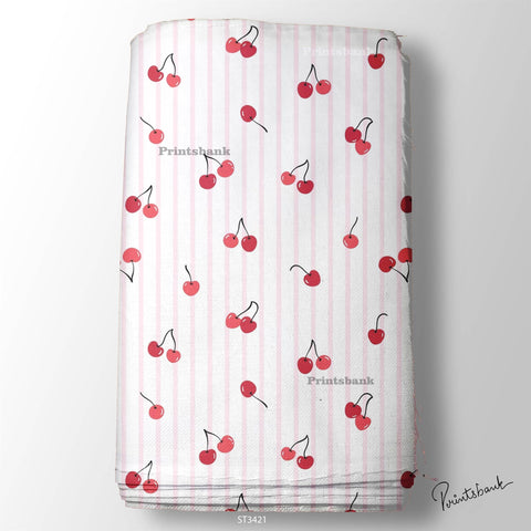 Stripes Printed Fabric For Dresses cloths wholesale