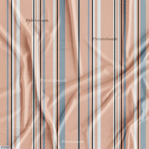 Stripes Printed Fabric For Dresses cloths
