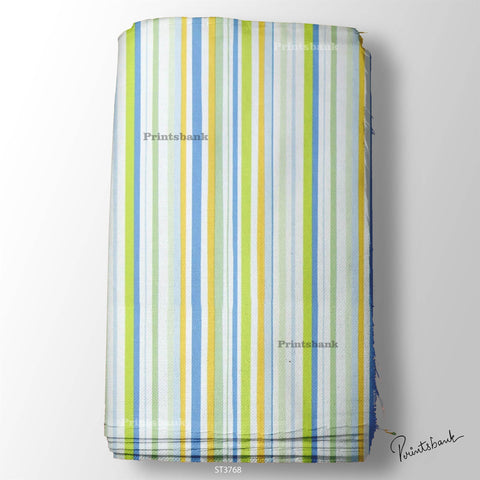Stripes Printed Fabric For Dresses cloths